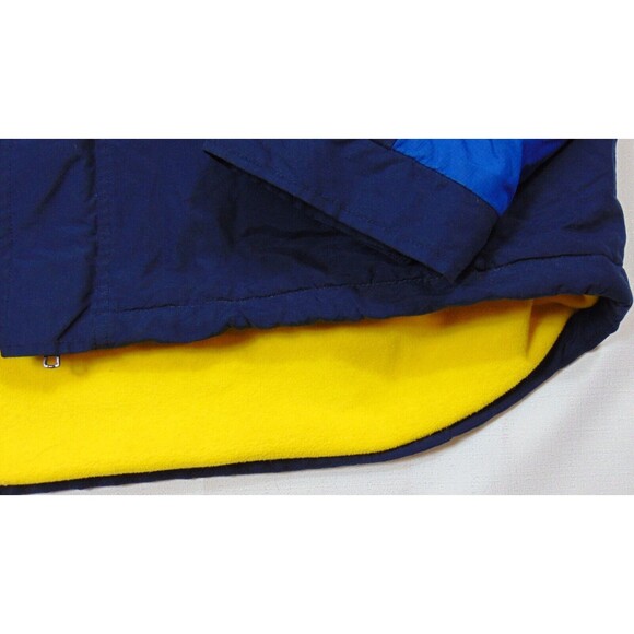 Vintage Tommy Hilfiger Mens Ski Jacket Size XXL Fleece Hooded Flag Logo Blue 2XL - Picture 6 of 16